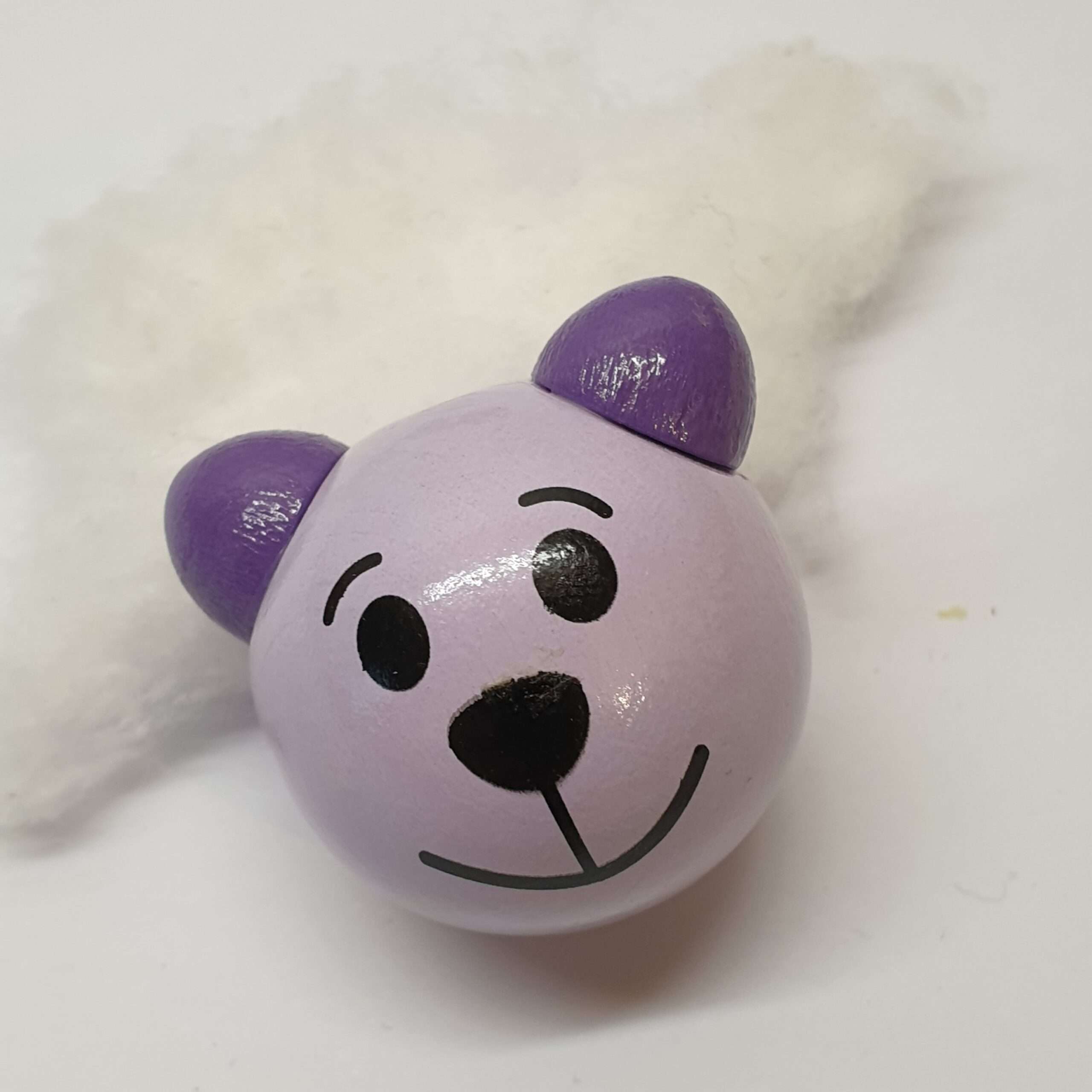 Motivperle Bär Teddybär Bärchen fliederfarben lila MP124