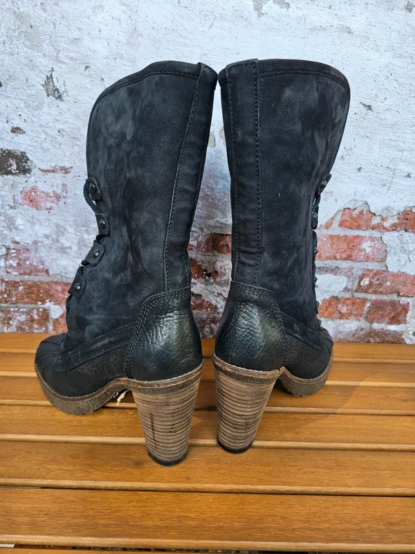 Kennel & Schmenger Schwarze Stiefeletten Damenschuhe Stiefel Leder K & S 38