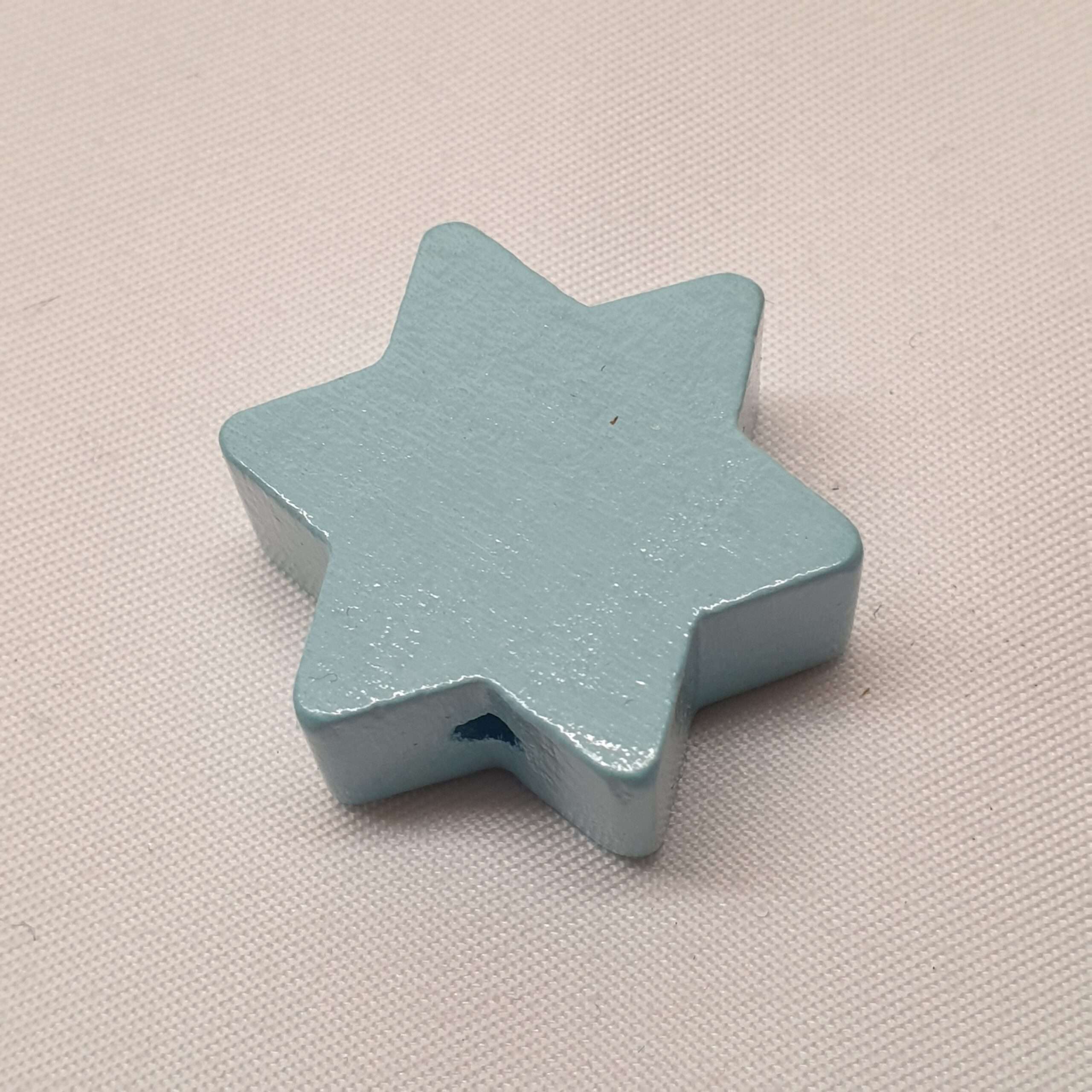 Motivperle Motiv Perle Stern Sternchen blau hellblau MP250