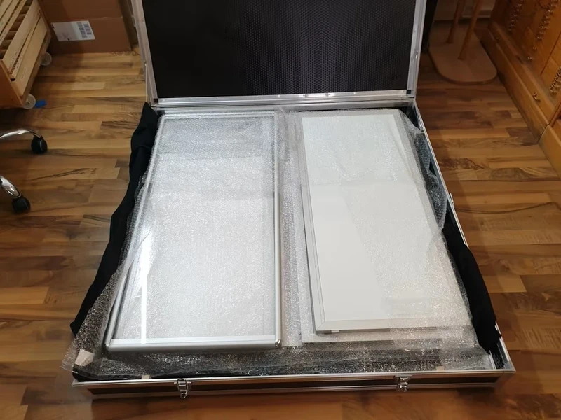 1 St. Flightcase Easy Transportkoffer für rechteckige Aluminiumtheke