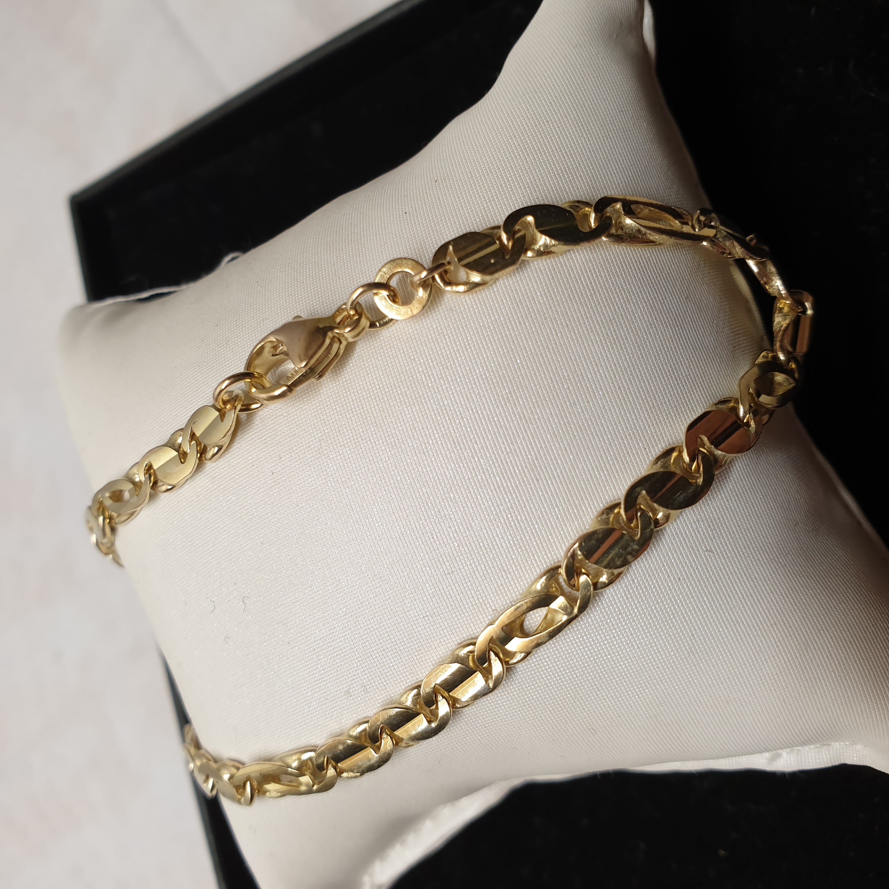 21 cm Armband Gliederarmband Gold 333 Design Vintage elegant GA108
