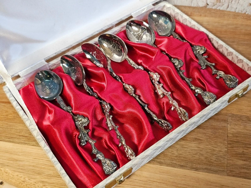Vintage australische Lega Teelöffel 6er Set EPNS A1