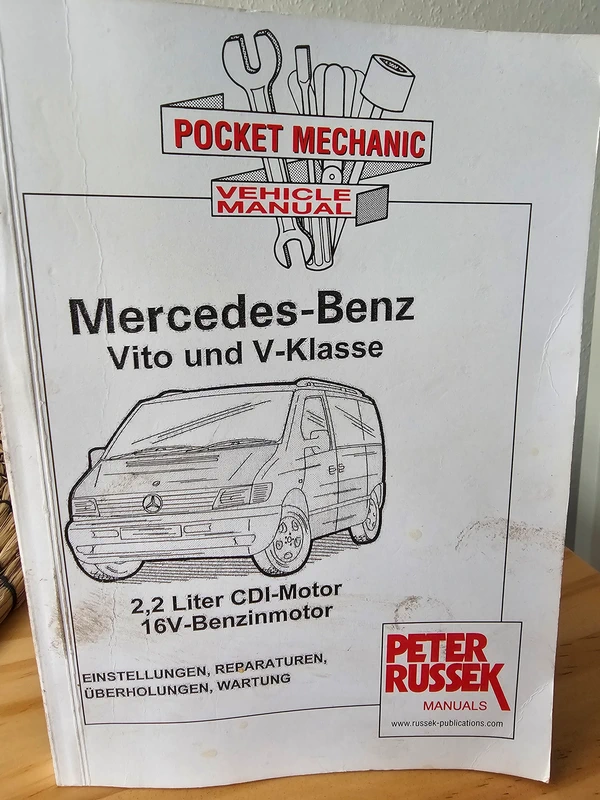 Pocket Mechanic Mercedes Benz Vito und V-Klasse 2,2 Liter CDI-Motor / 16V-Benzinmotor