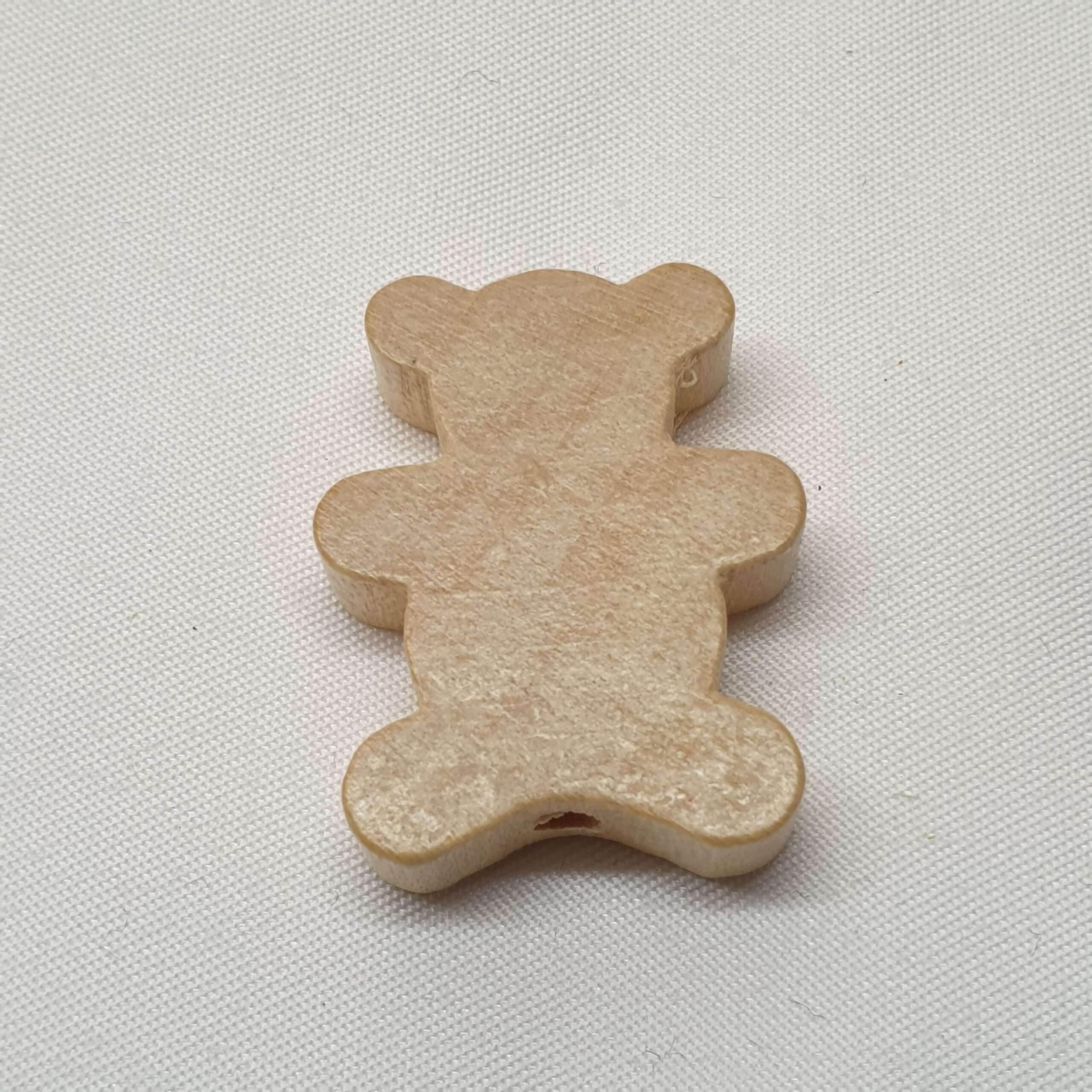 Motivperle Bär Teddybär Bärchen naturfarben MP308