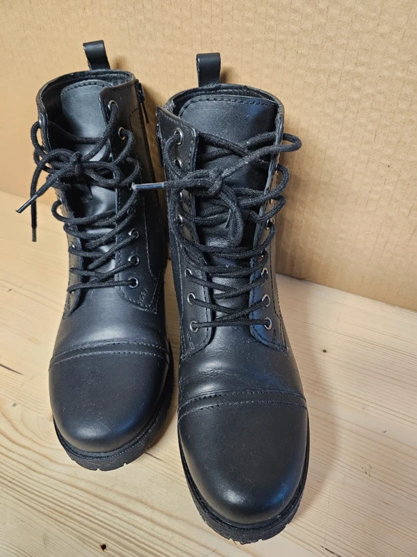 Walkx Damen Stiefel Stiefelette Boots Schwarz Gr. 37