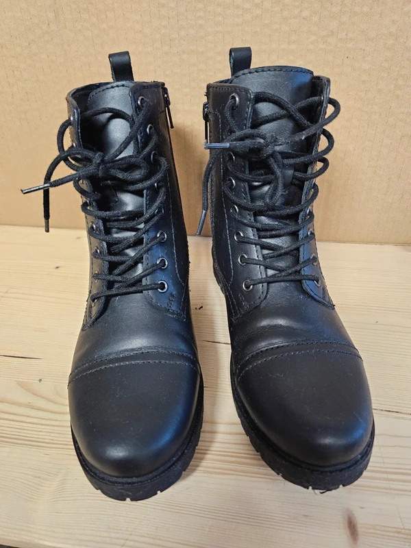 Walkx Damen Stiefel Stiefelette Boots Schwarz Gr. 37