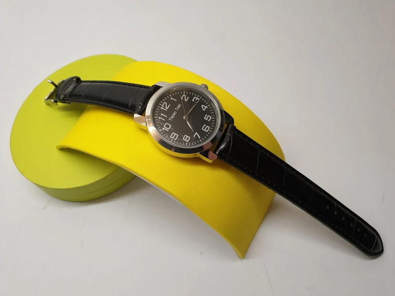 TREND TIME Herrenuhr Quarzuhr schwarz UU115