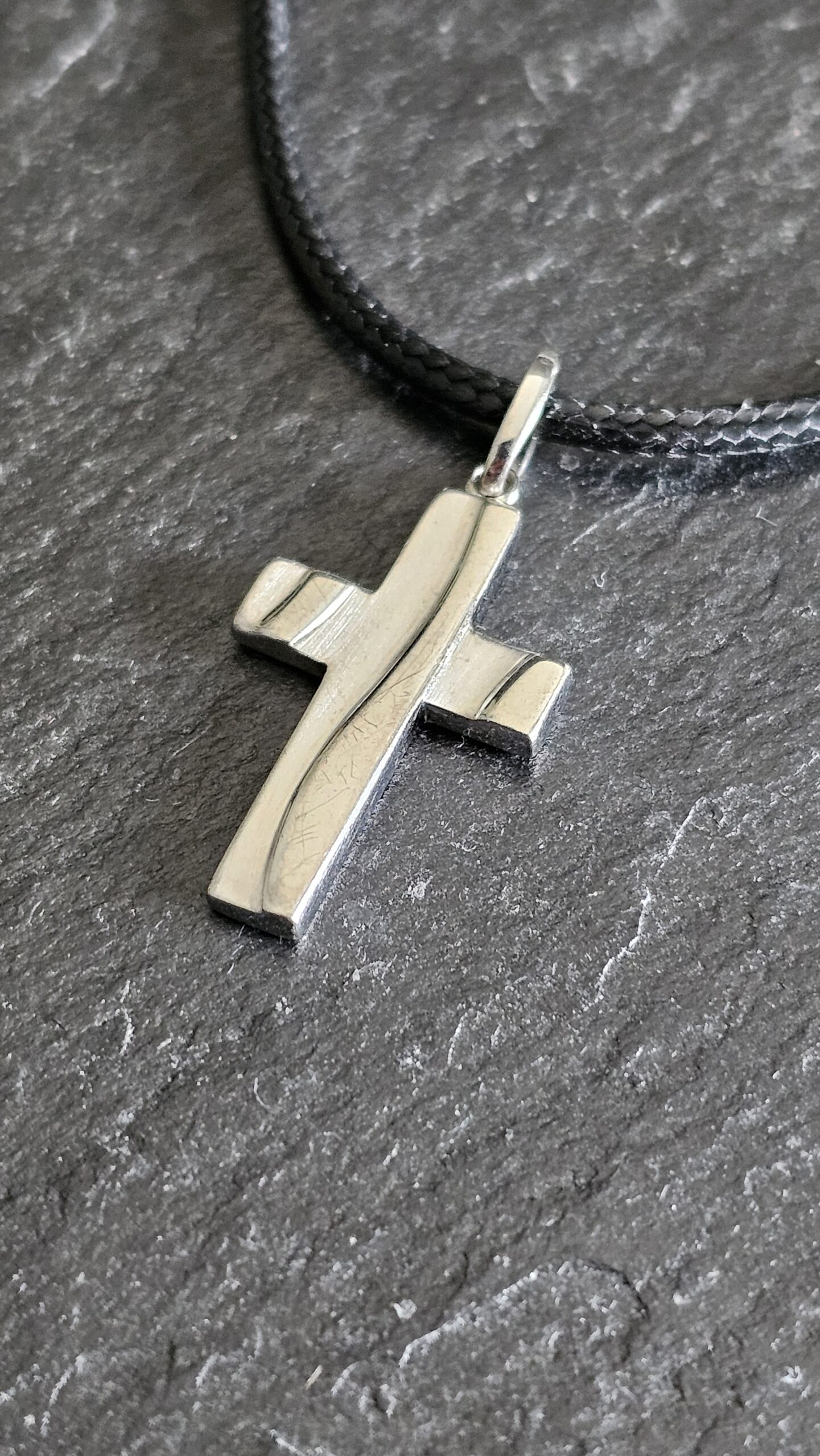Nostalgischer Design Kreuz Anhänger ohne Kette Silber 925 Vintage elegant SKA1661
