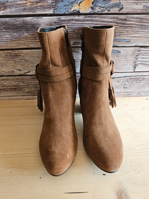 Stiefeletten Stiefel Absatz Braun Cognac 37 ·5th Avenue