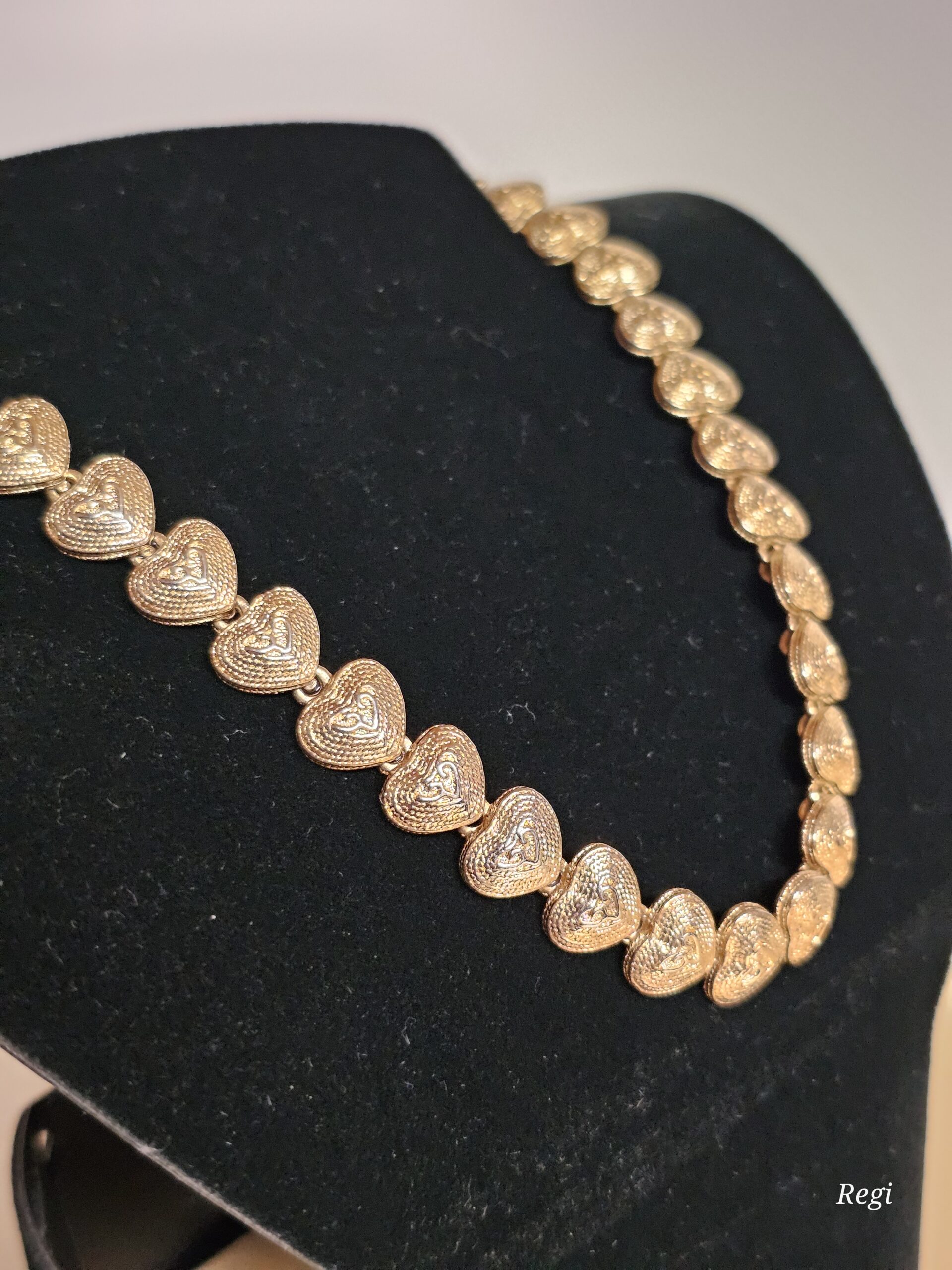 44 cm Nostalgische Halskette Kette Gliederkette vergoldet Shabby Vintage elegant MK101