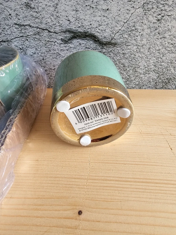 8 St. Übertopf Blumentopf Pflanztopf Ziertopf H 6,5 x D 7 cm