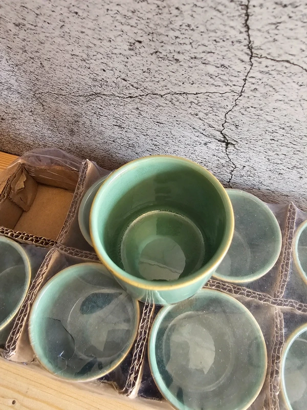 8 St. Übertopf Blumentopf Pflanztopf Ziertopf H 6,5 x D 7 cm