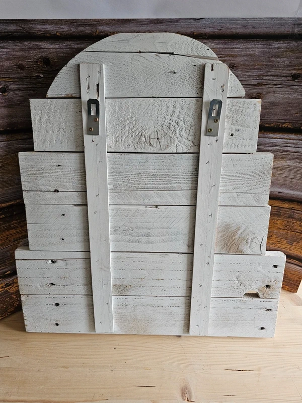 Massives ShabbyChic Wandregal Deko weiß