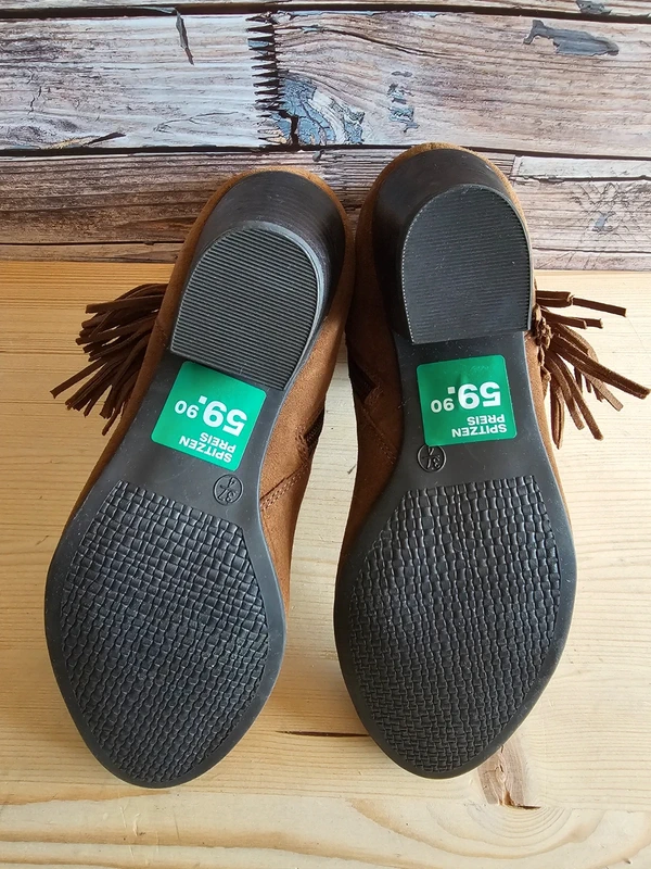 Stiefeletten Stiefel Absatz Braun Cognac 37 ·5th Avenue