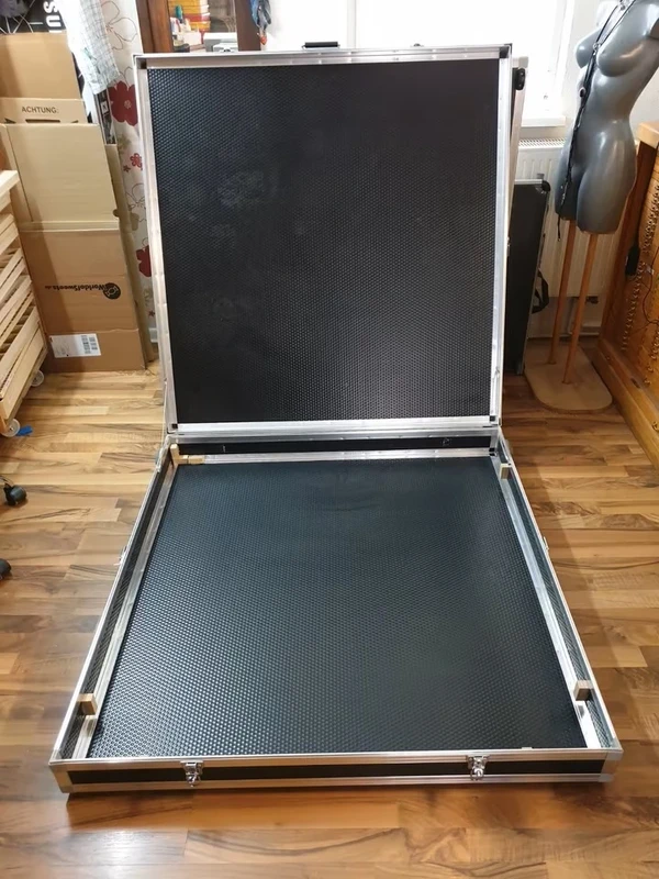 1 St. Flightcase Easy Transportkoffer für rechteckige Aluminiumtheke