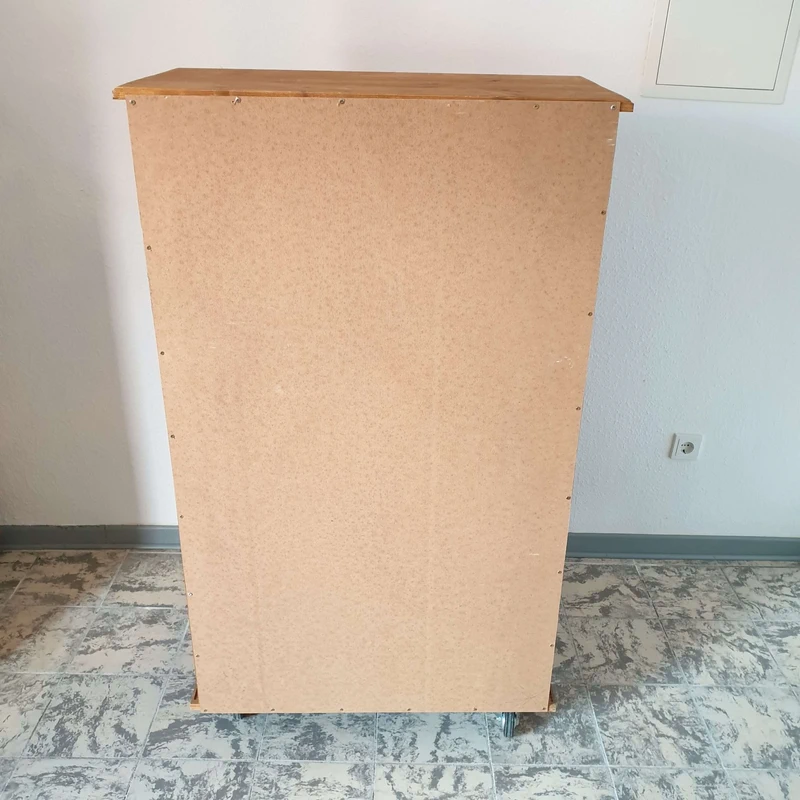 Massivholzschrank mit Einlegeböden Holzschrank Regalschrank rustikal Handarbeit Schrank Nr. 2