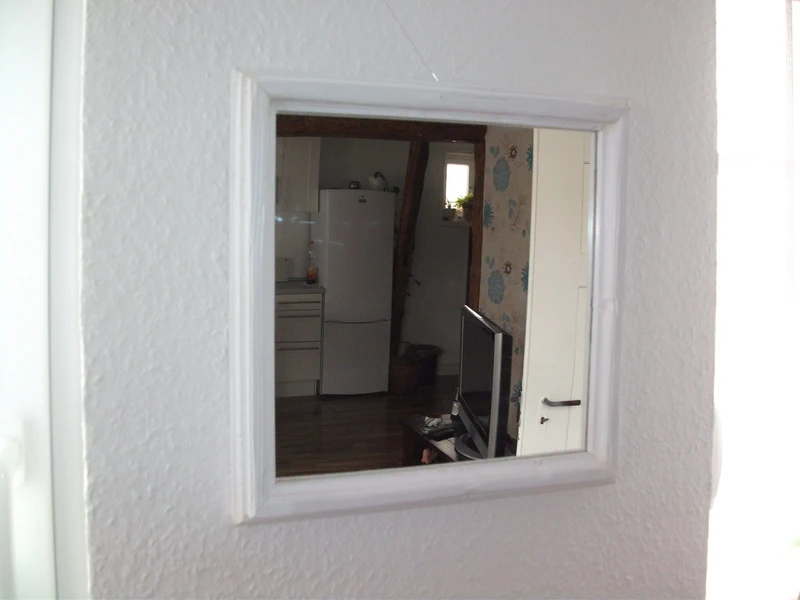 ShabbyChic Wandspiegel in weiß Wohndeko Sp100