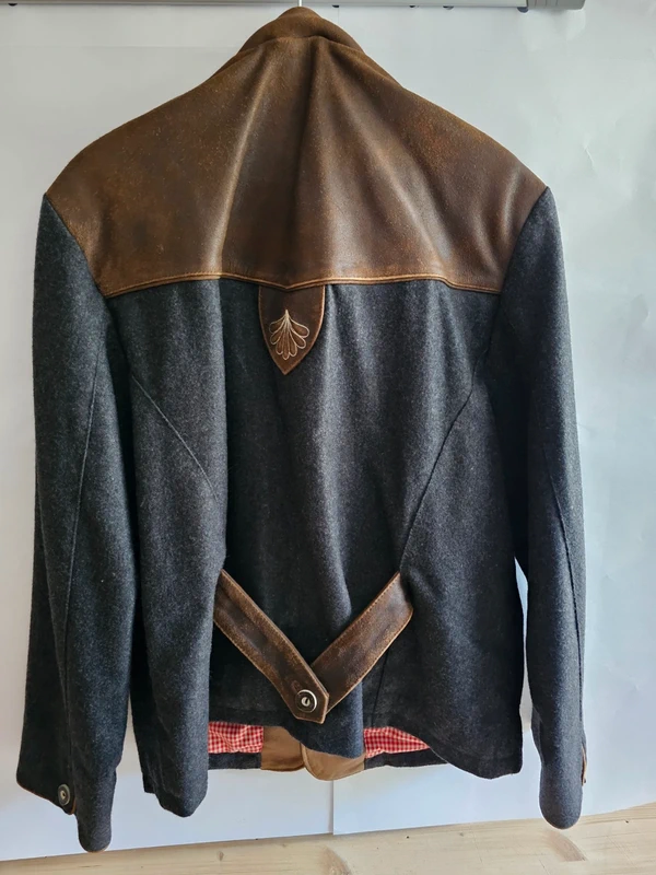 Country Maddox Trachtenjacke Echtleder Gr. 52 XL