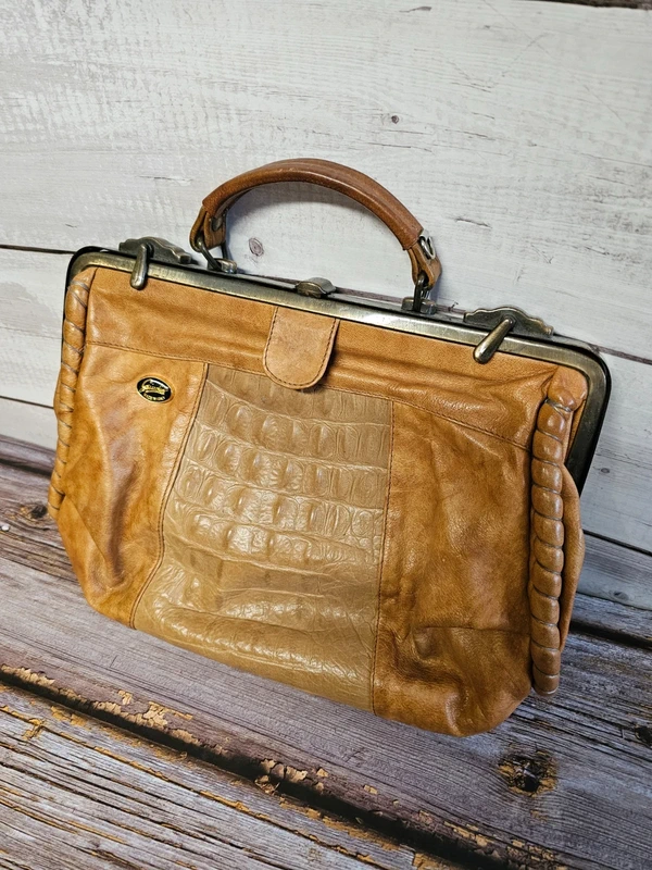 Giudi Made in Italy Vintage Tasche Ledertasche Handtasche