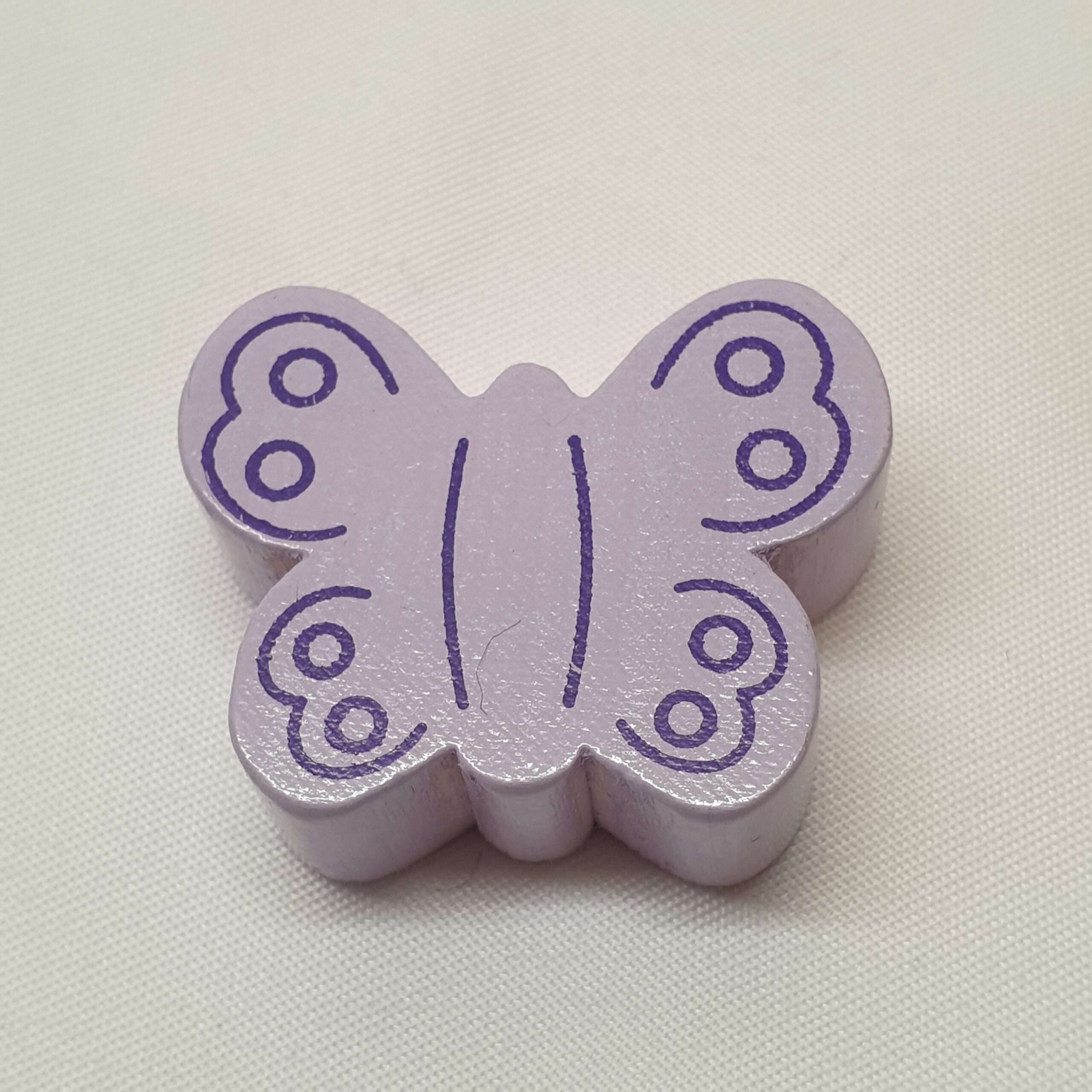 Motivperle Perle Motiv Schmetterling flieder fliederfarben lila MP222