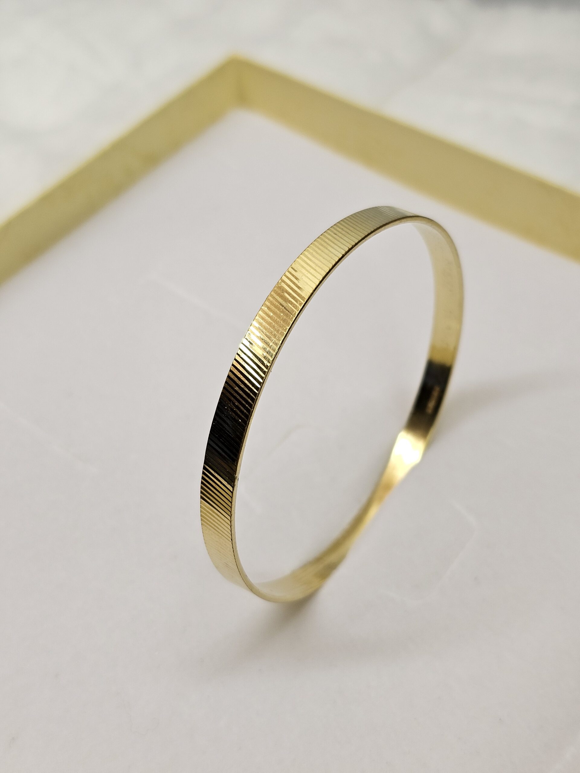 Nostalgischer Armreif Armschmuck American Doublé vergoldet Vintage edel Design selten rar MAB104