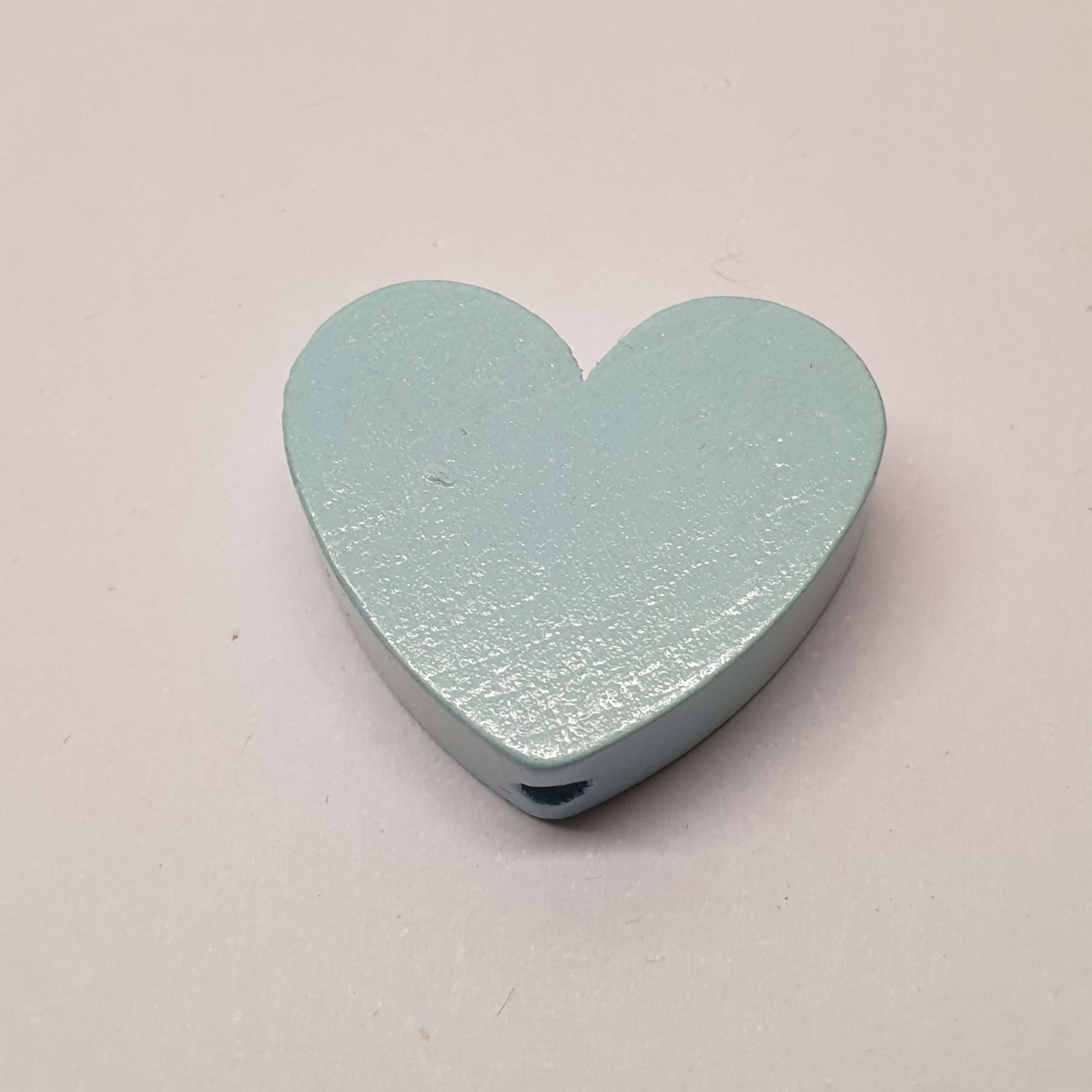 Motivperle Perle Motiv Herz Herz`l Herzchen blau hellblau MP212