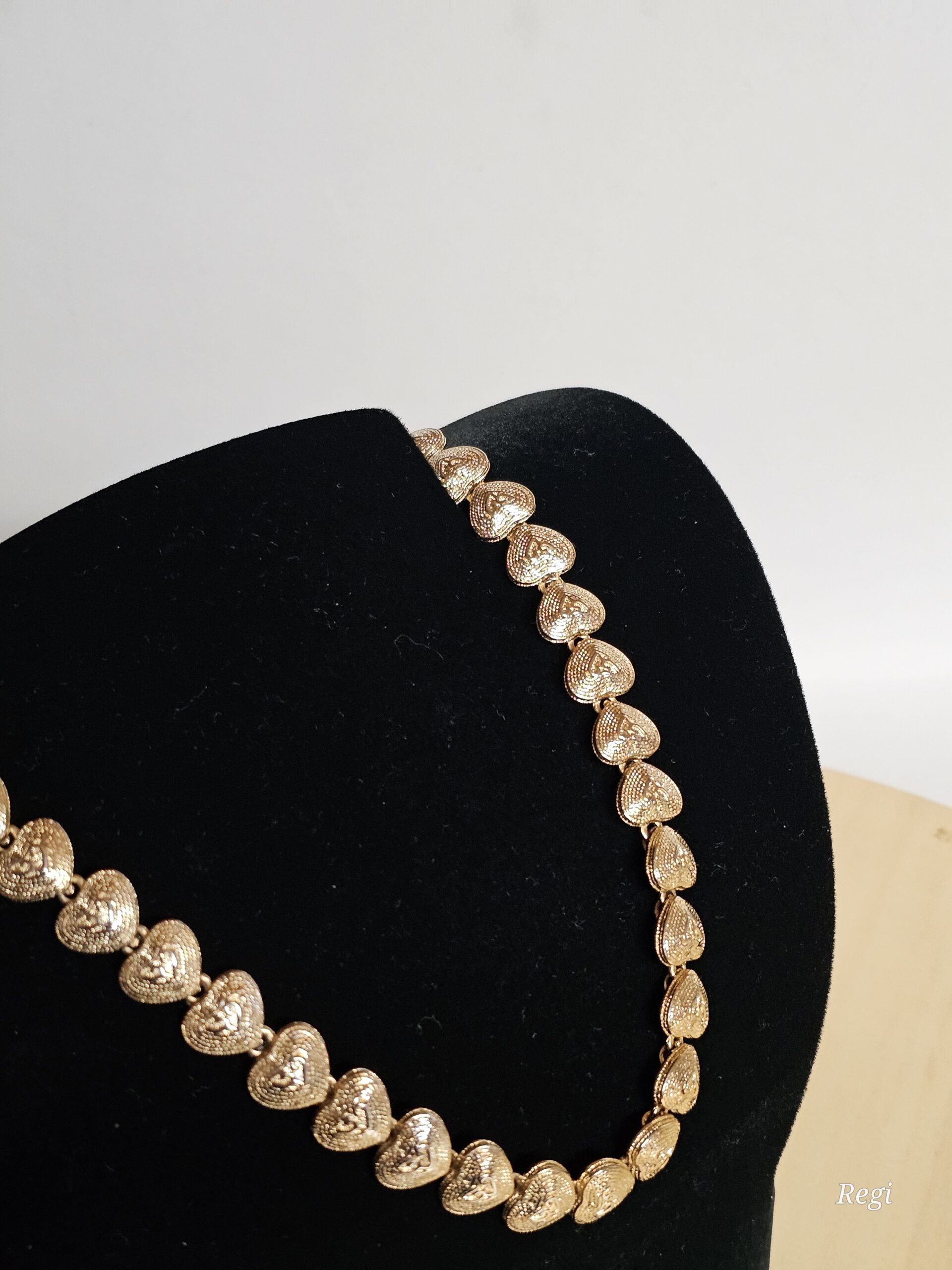 44 cm Nostalgische Halskette Kette Gliederkette vergoldet Shabby Vintage elegant MK101