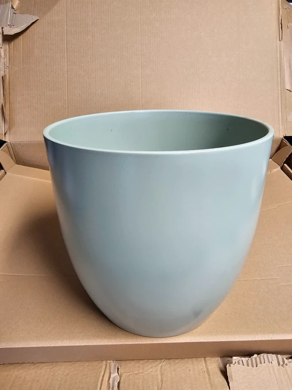 Pflanztopf Tehran Basar Kerami helltürkis H 26,5 cm Ø26cm