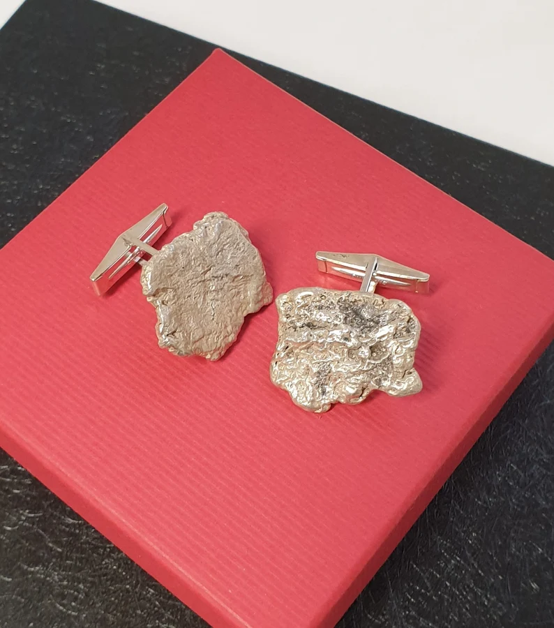 Designer Manschettenknöpfe Cufflinks extravagant außergewöhnlich Sterling Silber 925 Vintage elegant MS398