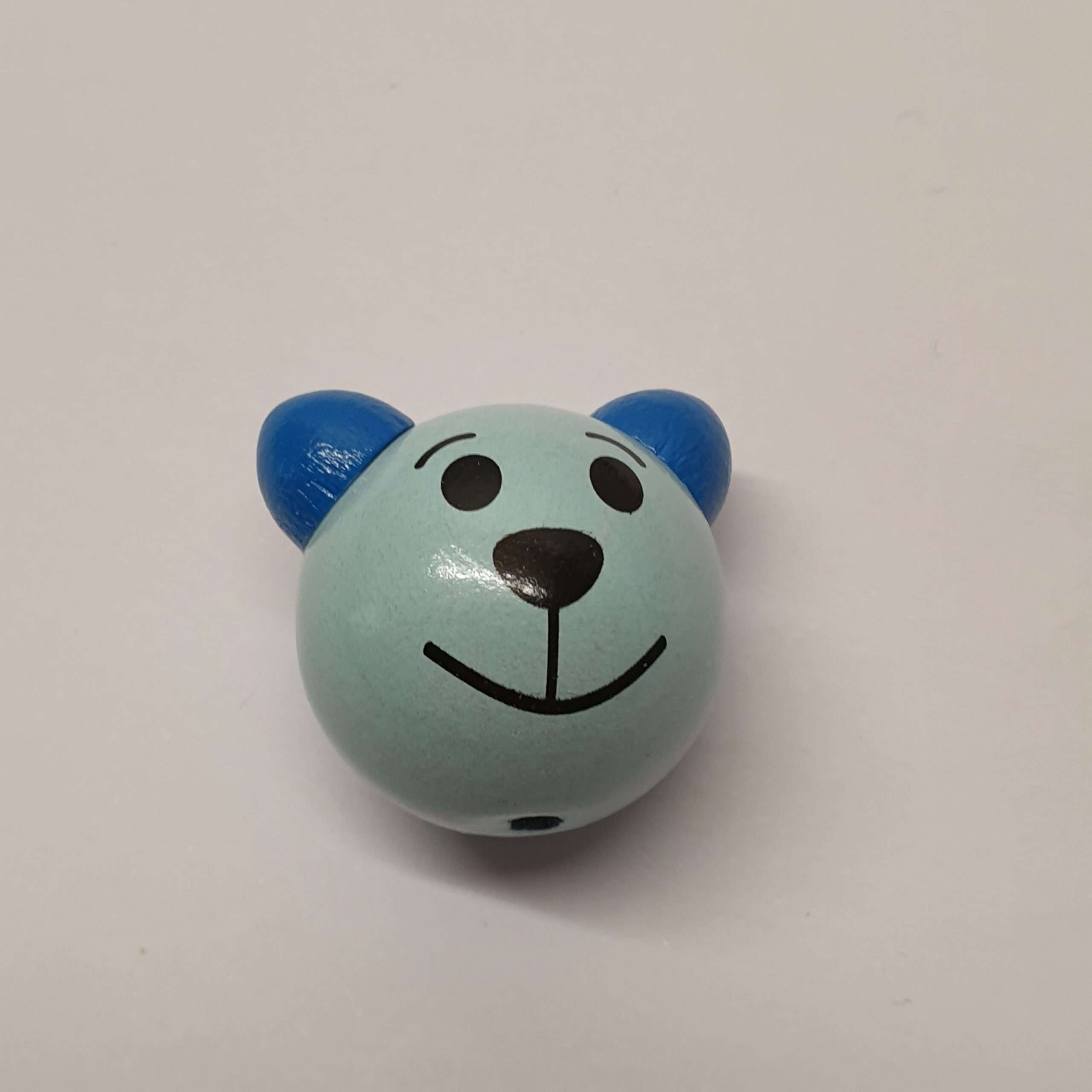 Motivperle Bär Teddybär Bärchen blau hellblau MP120