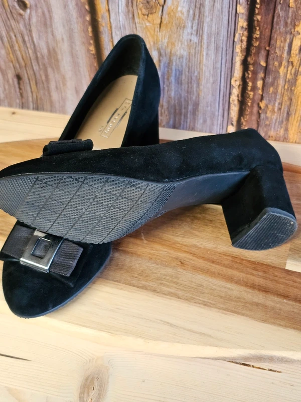 Pumps schwarz Gr. 37 Echt Leder 37