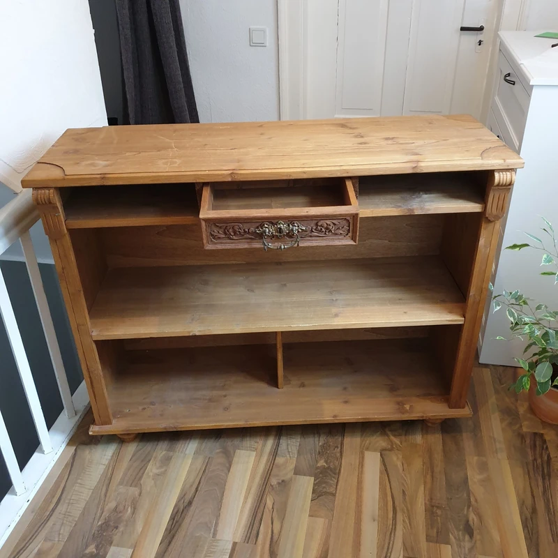 Sideboard Schrank Massivholz in Eiche hell Landhausstil