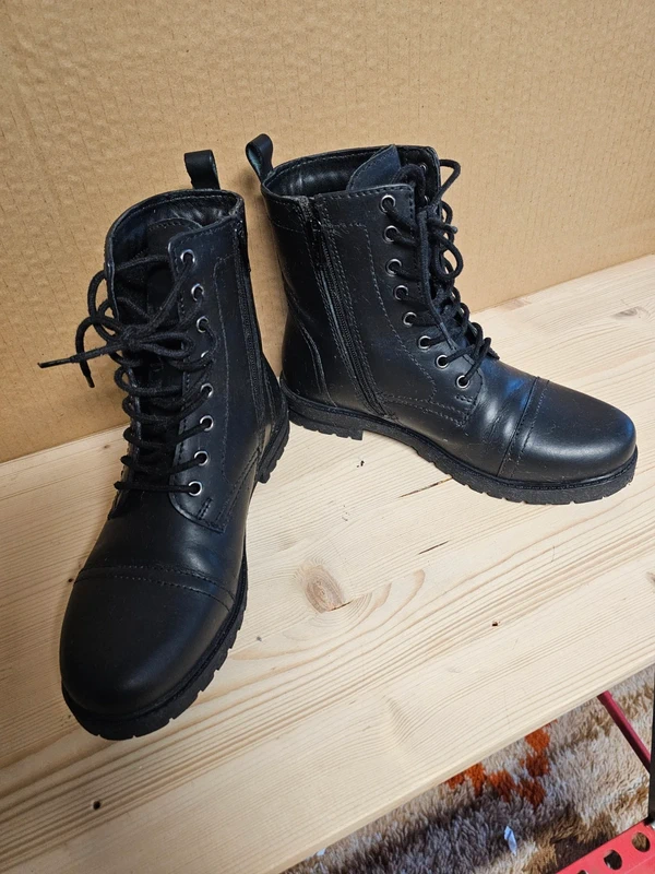 Walkx Damen Stiefel Stiefelette Boots Schwarz Gr. 37