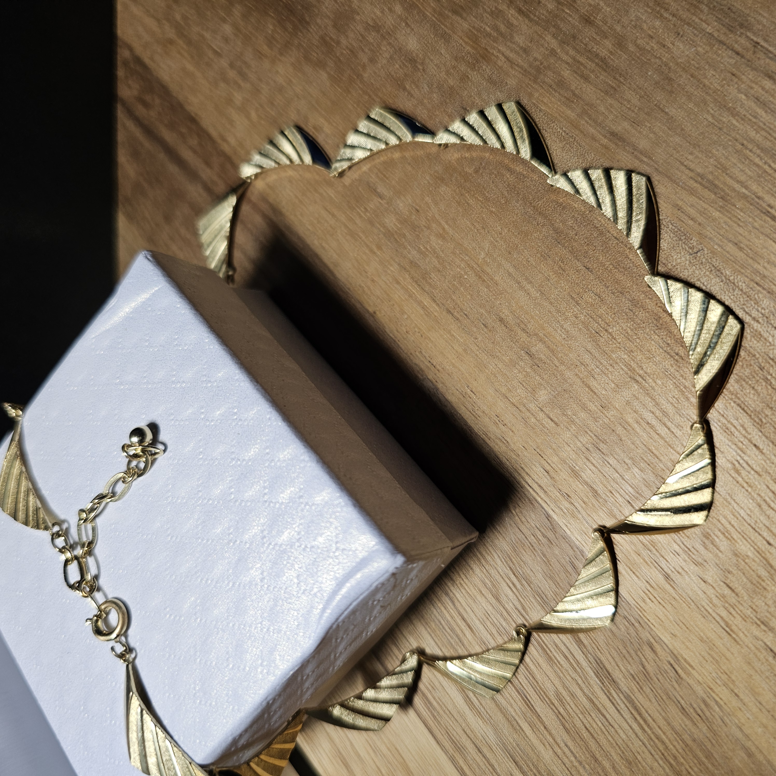 40,5 - 46 cm Nostalgische Halskette Kette Collier Doublé vergoldet Shabby Vintage Design elegant MK113