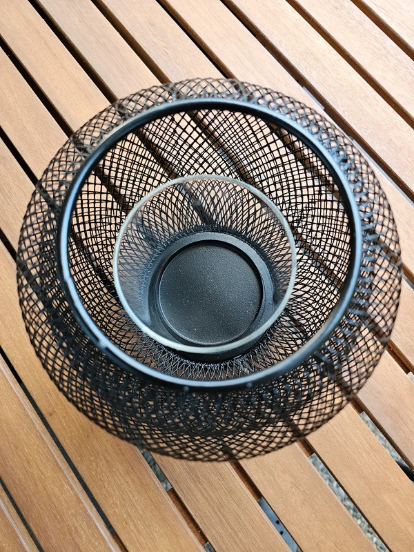 Boltze Windlicht Kerzenhalter Seoul Eisen Schwarz modern Dekoration stilvoll