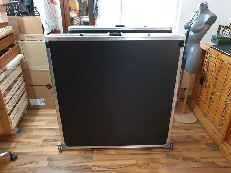 1 St. Flightcase Easy Transportkoffer für rechteckige Aluminiumtheke