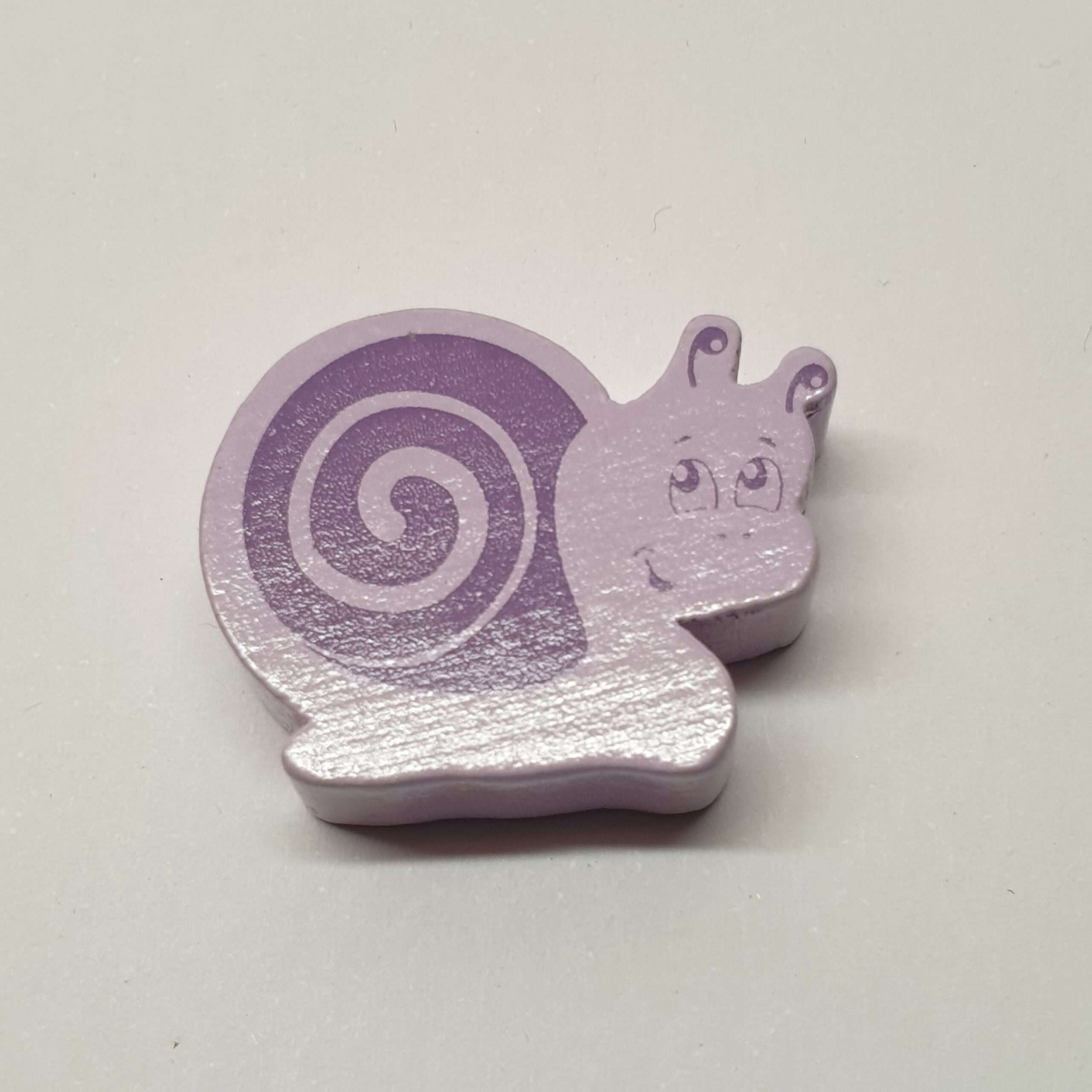 Motivperle Perle Motiv Schnecke fliederfarben lila MP192