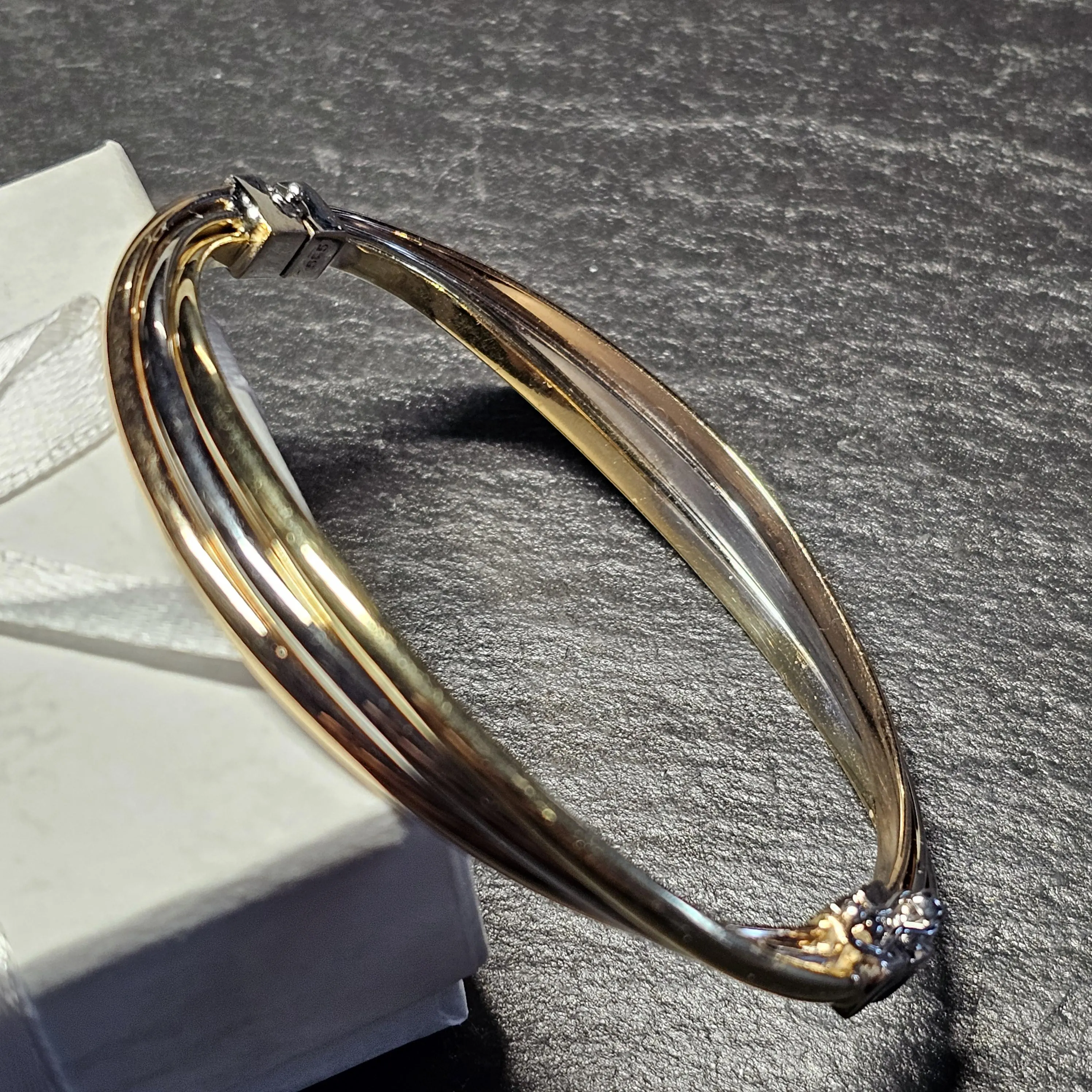 Armschmuck Armreif Armspange Gold 585 tricolor Design Vintage elegant GA183