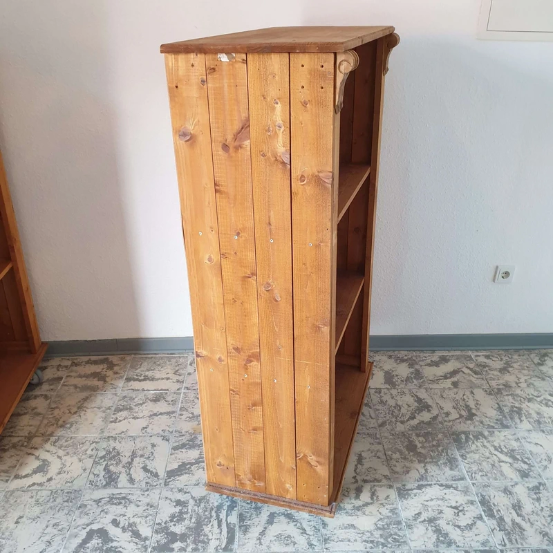 Massivholzschrank mit Einlegeböden Holzschrank Regalschrank rustikal Handarbeit Schrank Nr. 2